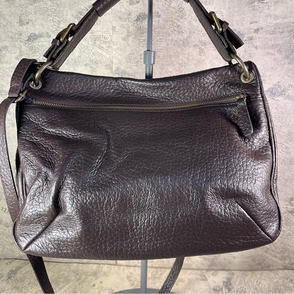 Studiomoda Italian Made Brown Large Designer Carryall Crossbody/tote - Picture 4 of 15